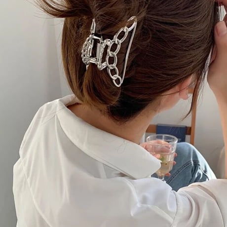 chain hair clip