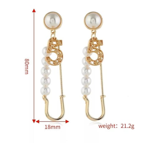 5 pearl pin pierce