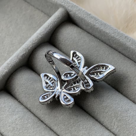 double butterfly  ring
