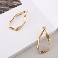 vintage metal gold pierce