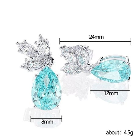 blue drop stone pierce