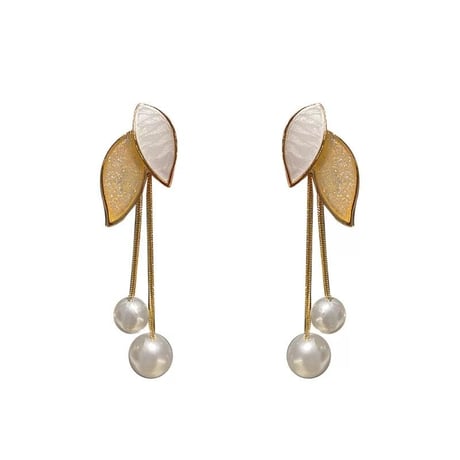 vintage cherry pearl 2way pierce