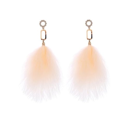 amber × feather  pierce