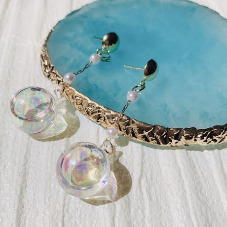 soap bubble long pierce