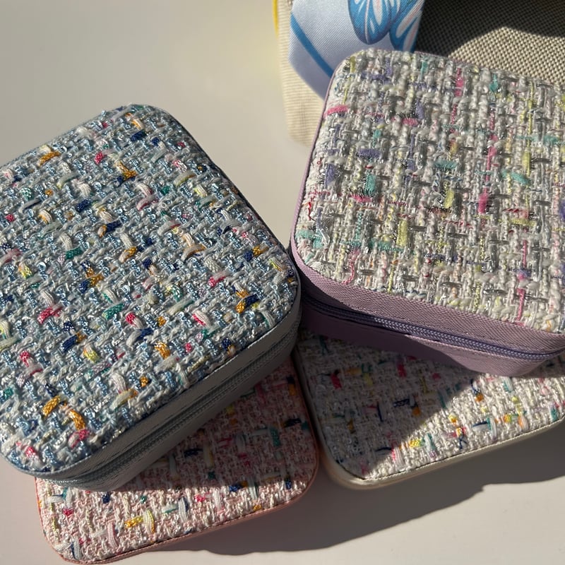tweed jewelry case | Lumiere jewelley shop