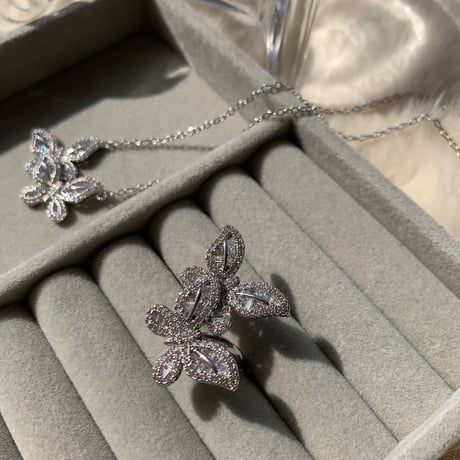 double butterfly necklace