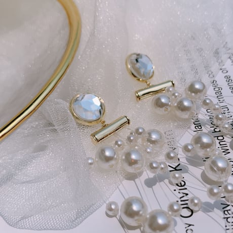 pearl tassel stone  pierce