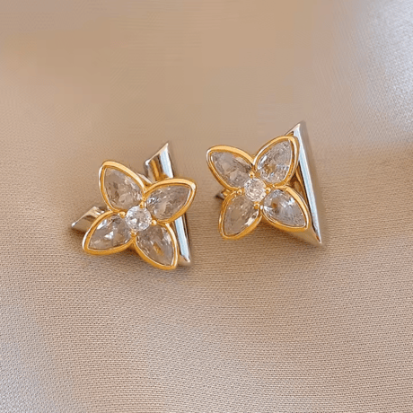 flower stone × V catch pierce