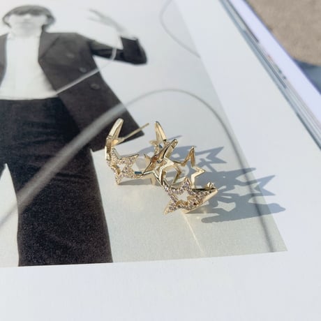 star hoop  pierce