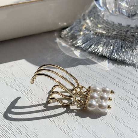 III pearl ear cuffs