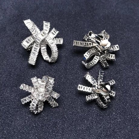solid cord big pierce/earring
