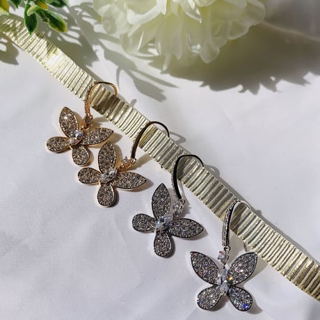 butterfly stone hook pierce