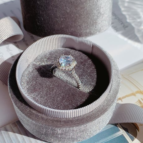 hexagon stone ring