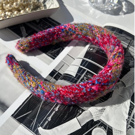 tweed hair band