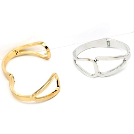 metal overlap bangle