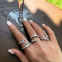 stone ring 3set