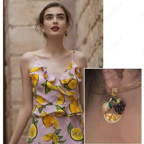 grape × lemon summer pierce