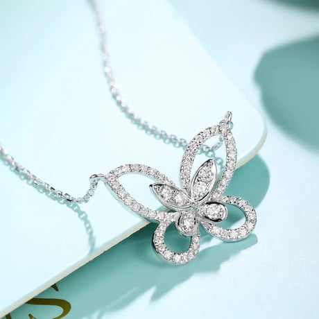 double butterfly necklace