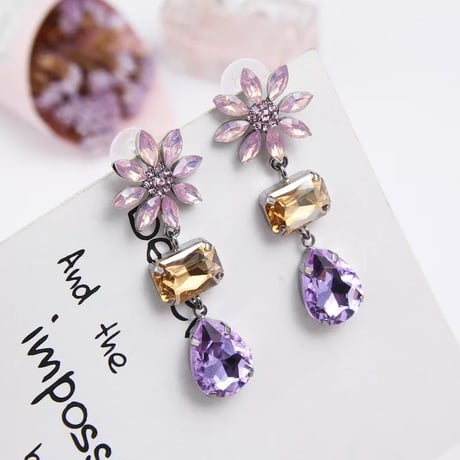spring bijou flower pierce