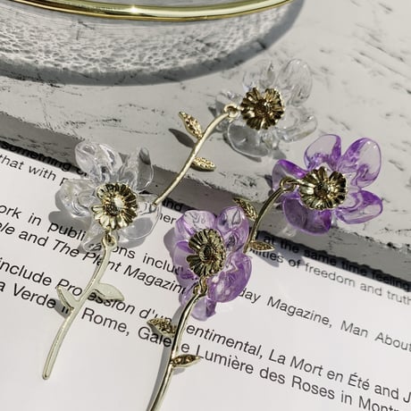 clear flower pierce