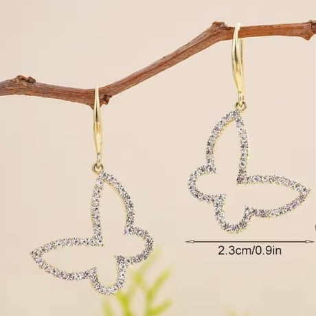 butterfly stone hook  pierce
