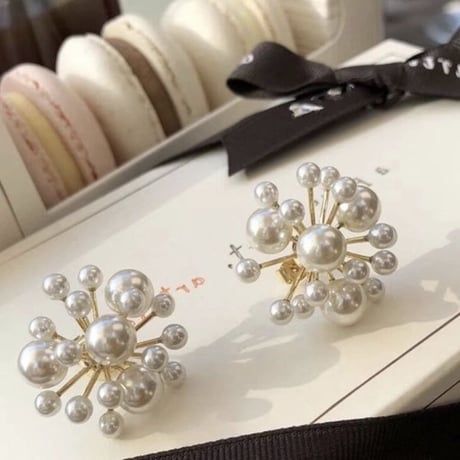 baby's-breath Pearl pierce