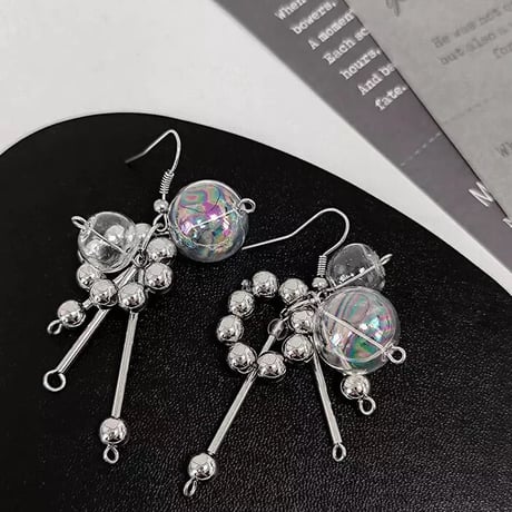 cool clear bowl × stick hook pierce