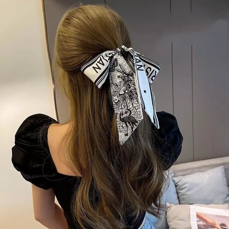 ribbon × pearl hair gom