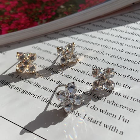 flower stone mini pierce