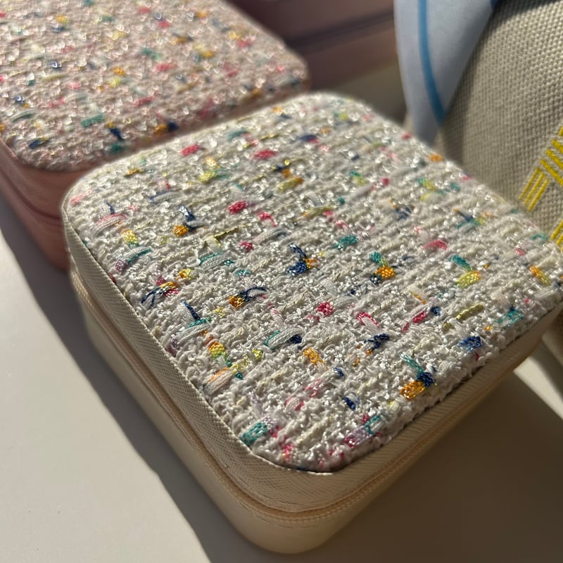 Herlipto tweed jewelry box ノベルティ 𝗛𝗼𝗹𝗶𝗱𝗮𝘆'𝘀 𝗡𝗼𝘃𝗲𝗹𝘁𝘆🎁 @herlipto 👜Diamond Quilted
