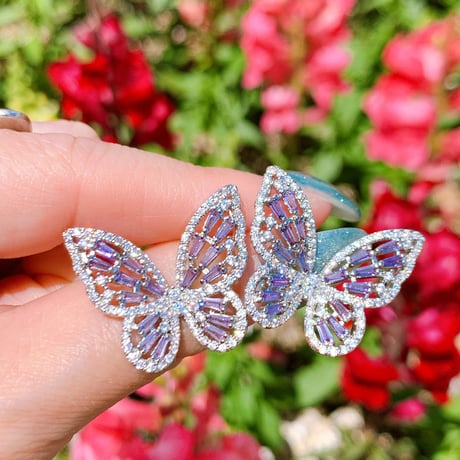 purple butterfly pierce