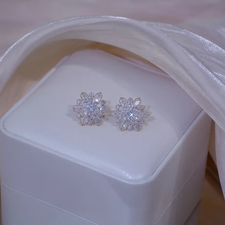 large diamond pierce/earring