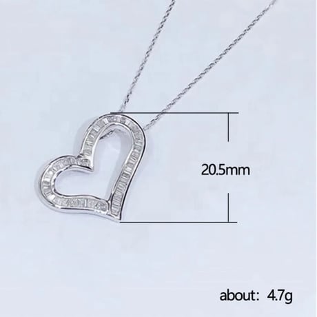 heart stone necklace