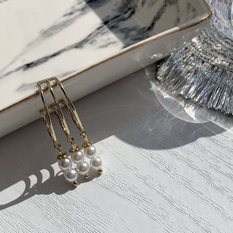 III pearl ear cuffs