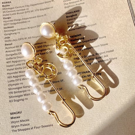 5 pearl pin pierce
