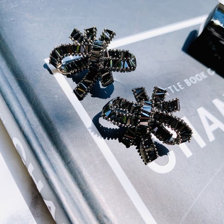 black solid cord pierce