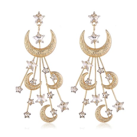 moon × star large pierce