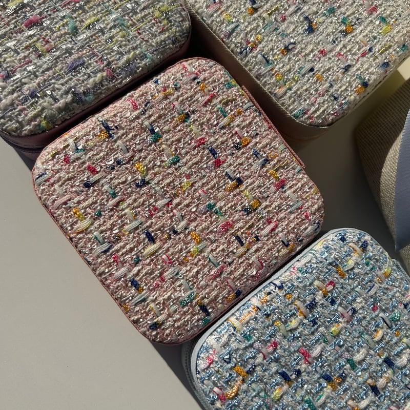 アクセサリー Tweed Jewelry Box tweed jewelry case | Lumiere jewelley shop