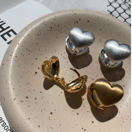 mat double heart  pierce