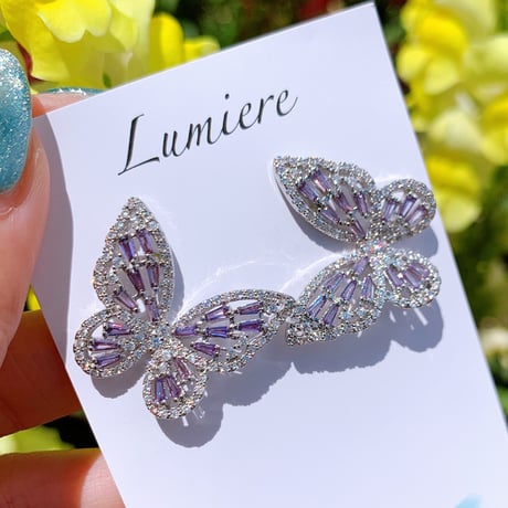 purple butterfly pierce