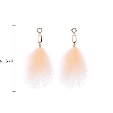 amber × feather  pierce