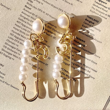 5 pearl pin pierce