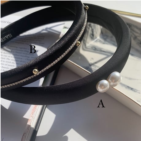 black hair band