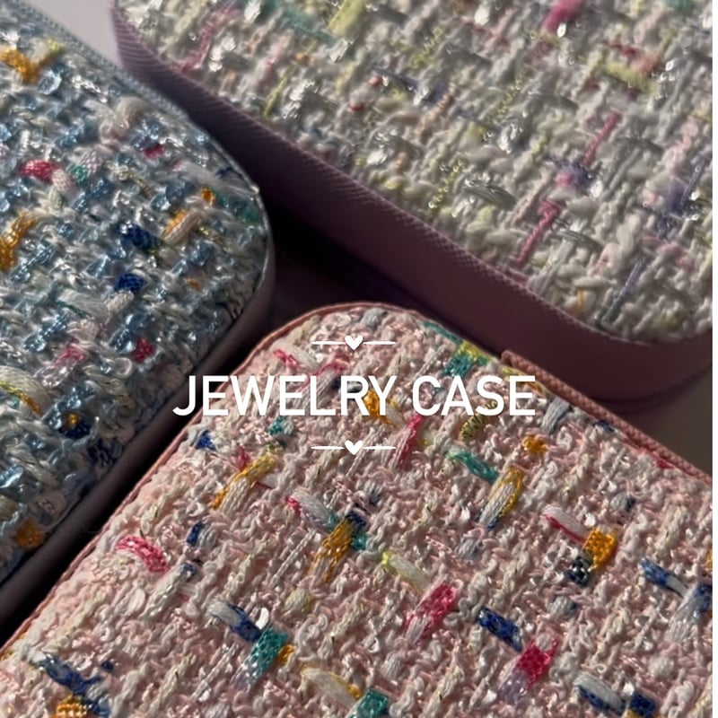 tweed jewelry case | Lumiere jewelley shop