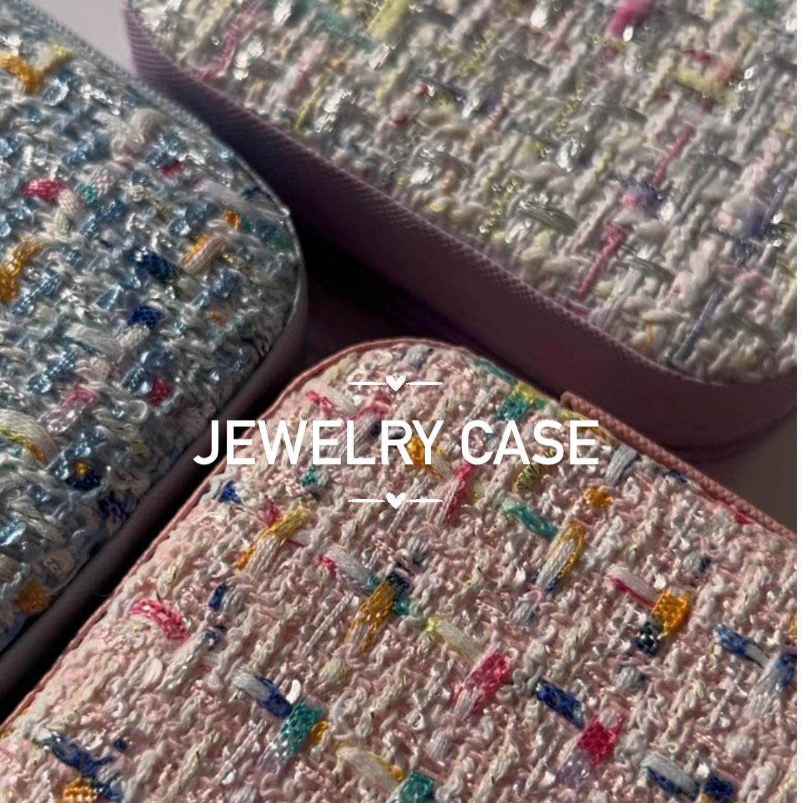 tweed jewelry case | Lumiere jewelley shop