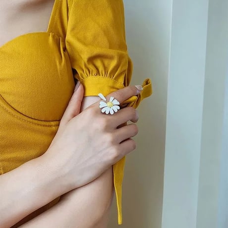 daisy open ring