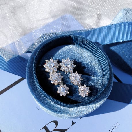 zirconia flower pierce