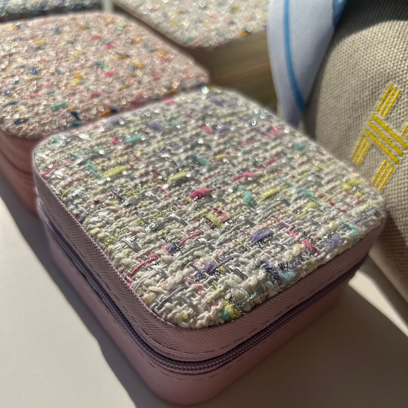 tweed jewelry case | Lumiere jewelley shop