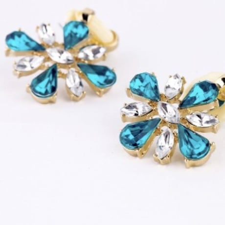 blue flower bijou pierce