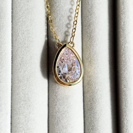 drop stone necklace
